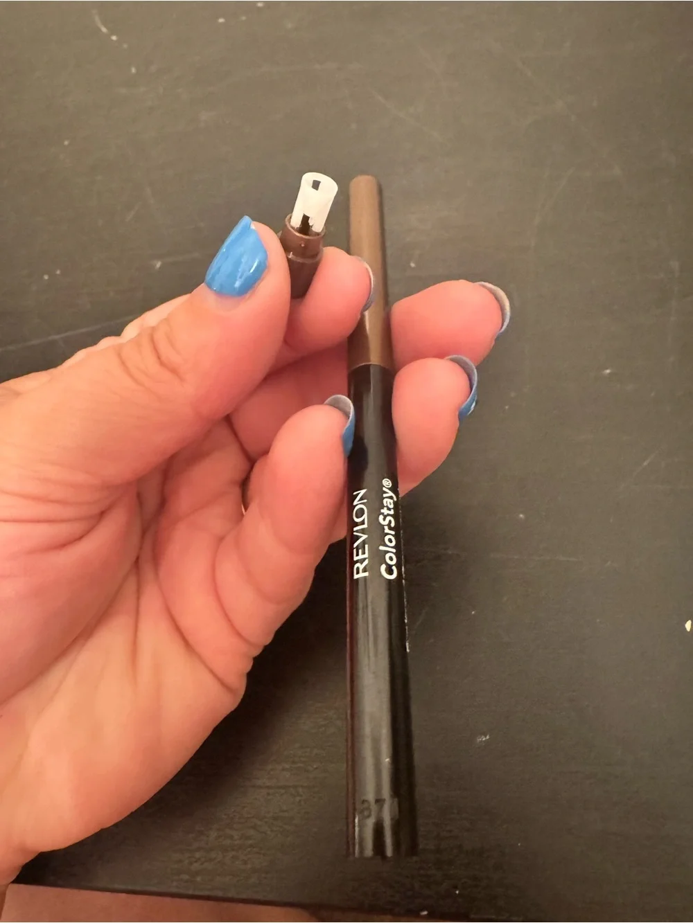 revlon colorstay eyeliner taupe/cocoa Built In Sharpener
